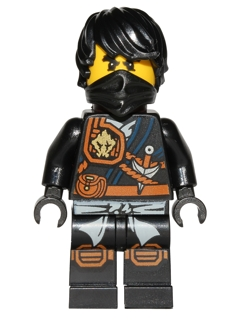 LEGO Minifigure-Cole - Knee Pads with Scabbard (891611)-Ninjago-NJO202-Creative Brick Builders